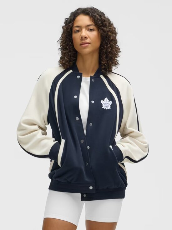 lululemon athletica Jackets & Blazers - SCUBA OVERSIZED COLLEGIATE JACKET *TORONTO MAPLE LEAFS